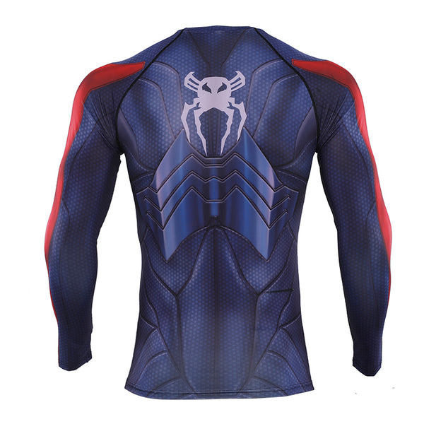 Spiderman 2099 Miguel O'hara Compression Gym Shirt, Superhero