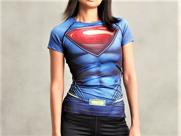 Superwoman Women's Workout T-Shirt Gym Singlet Apparel Clothing