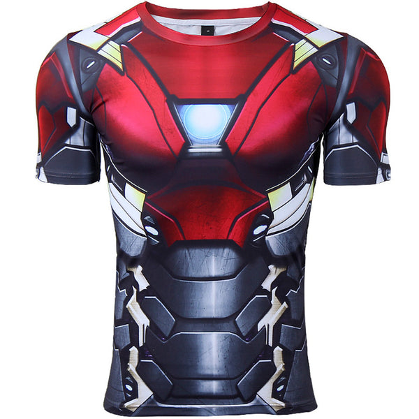 IRON MAN Compression Shirt – ME SUPERHERO