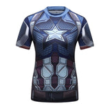 CAPTAIN AMERICA Women's Gym T-Shirt